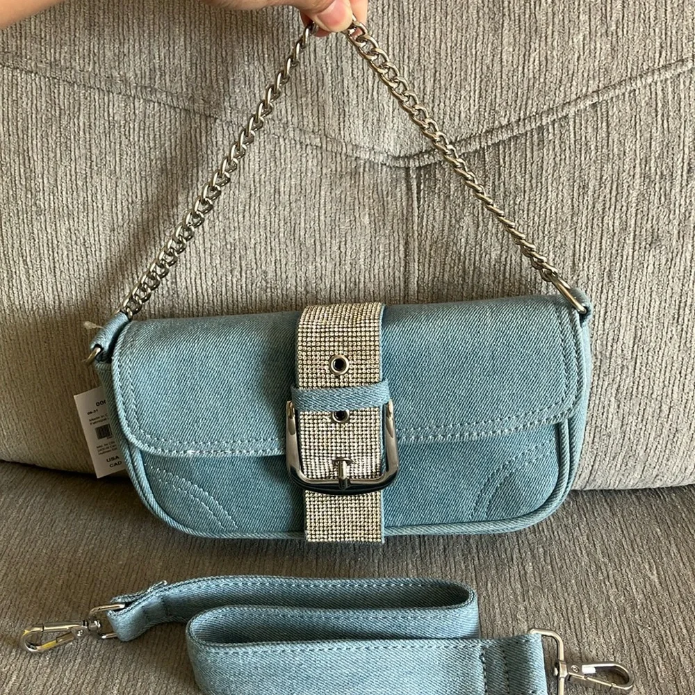 Claire’s Blue Denim Shoulder Bag - Picture 11 of 17